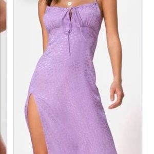 MOTEL ROCKS PURPLE MAXI DRESS